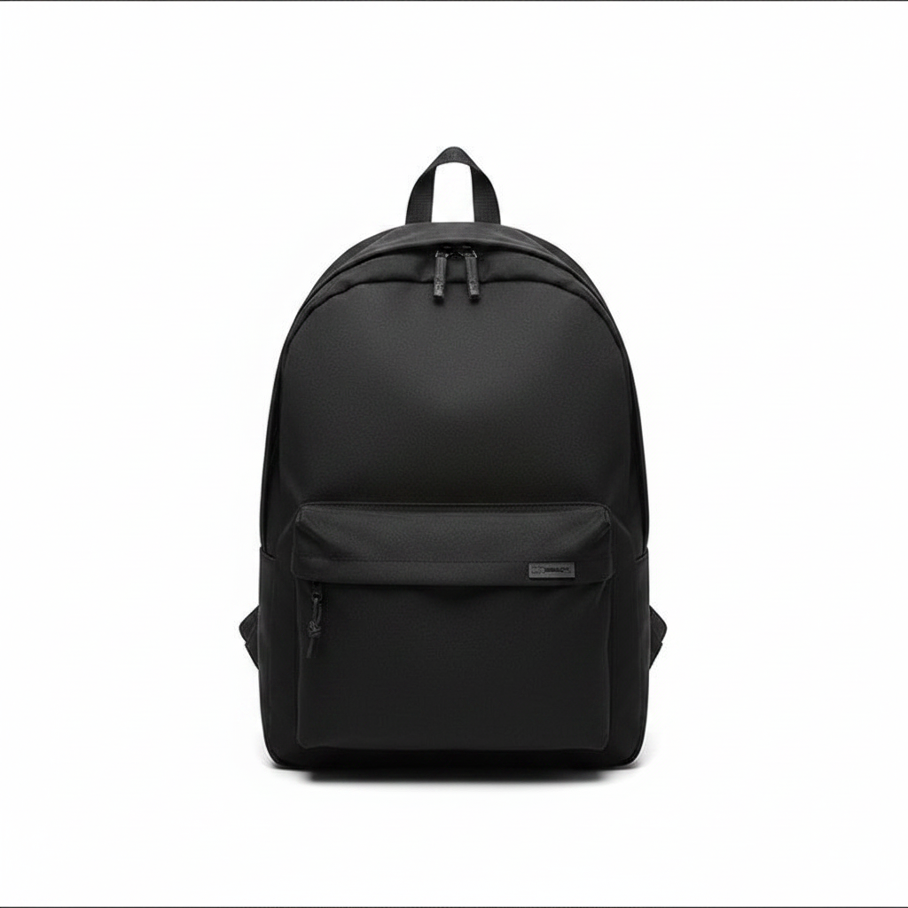 Black Backpack White Background
